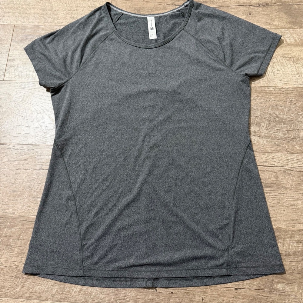 All in Motion Women's Gray Short Sleeve Activewear Athletic T-Shirt Size Medium